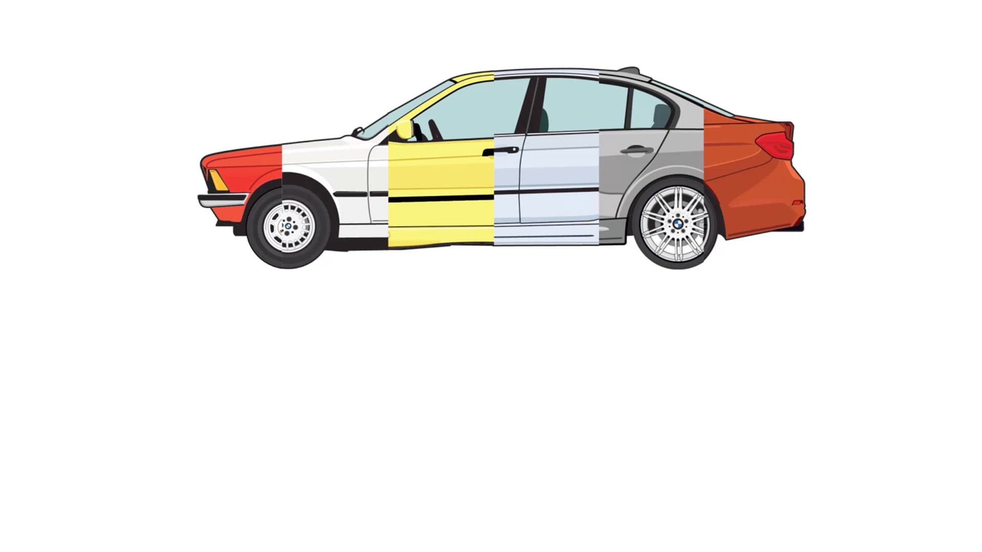  The seven generations of the BMW 3 Series