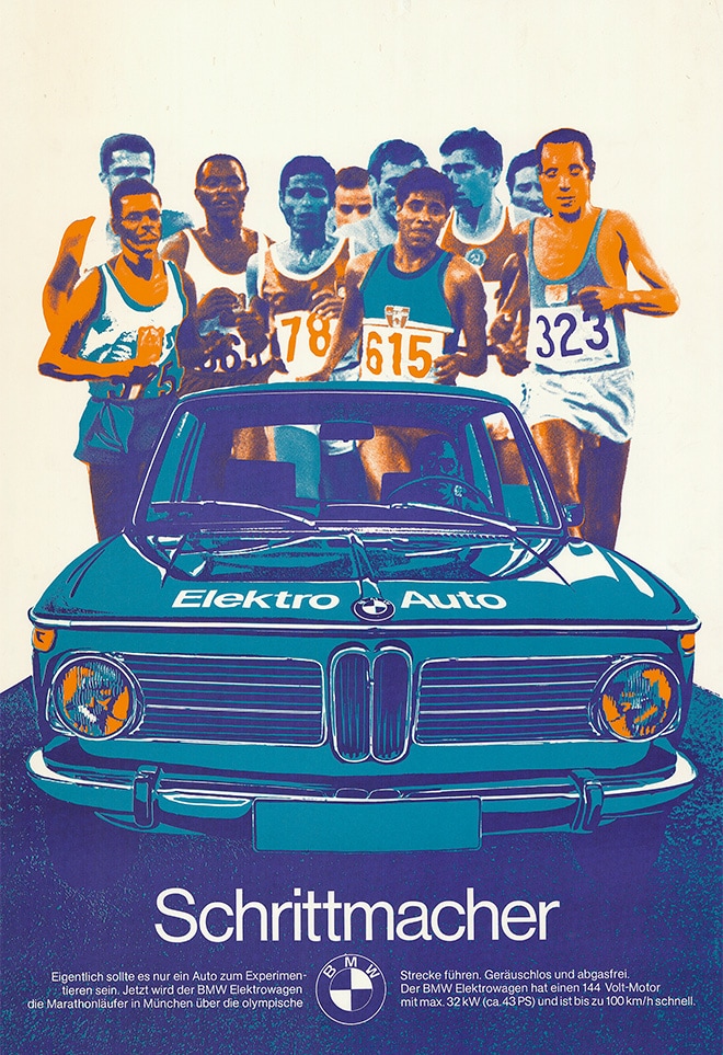 BMW 1602 Electric 1972 Summer Olympics 50 years of e-mobility BMW Group first e-car