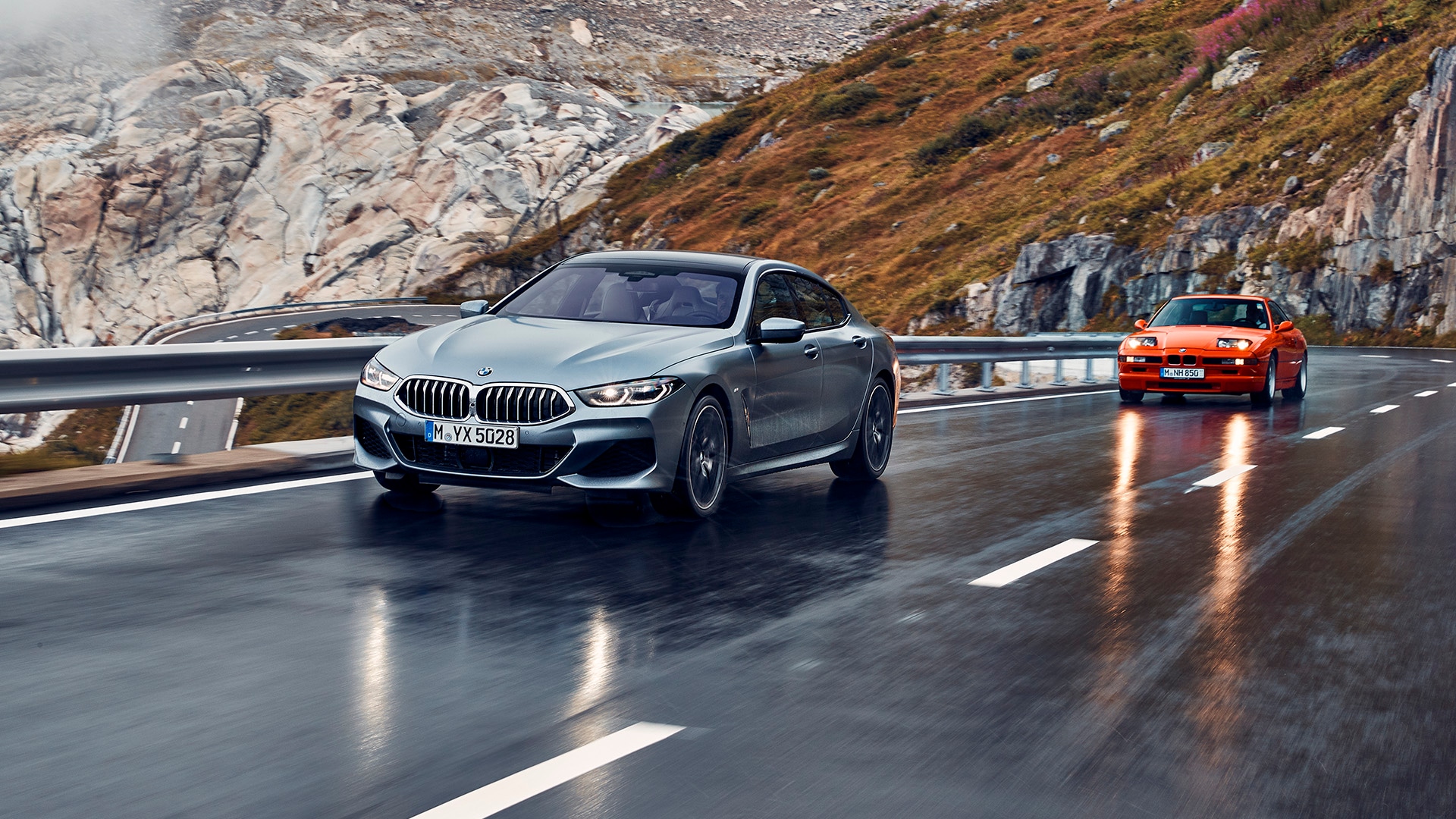 Furka Pass BMW 8 Series E31 BMW 8 Series Gran Coupé Switzerland tour mountain road mountain passes